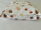 PILLOWCASE & COT SHEET SET 'WATERCOLOUR DOTS'