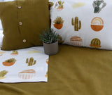 'BOHO CACTUS' doona cover/set - cot