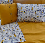 'SCANDI HOUSES' doona cover/set - cot